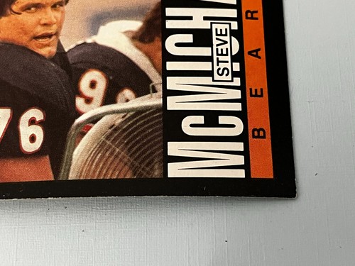 Tarjeta de novato 1985 Topps #32 Steve McMichael equipo: Chicago Bears fútbol americano - Imagen 5 de 7