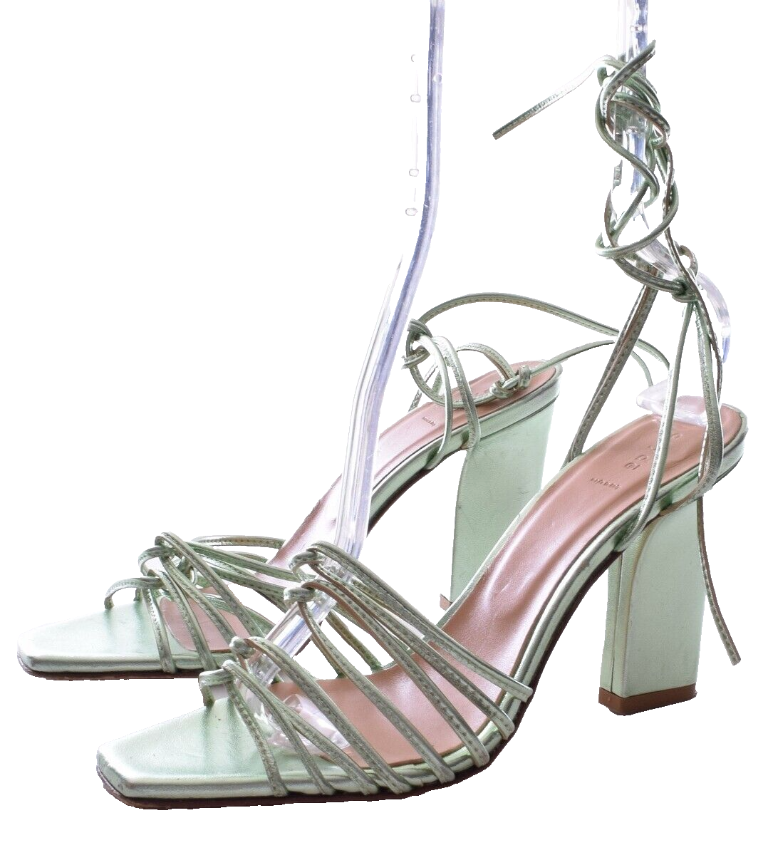 サンダル・ミュール aeyde Abby Pumps - Aeyde - Leather - Green AEYDE-ABBY-NAPPA-LEATHER-CLOUD