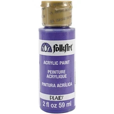 Plaid:Craft FA-2557 FolkArt Acrylic Paint 2oz-Perfect Purple (6Pk)