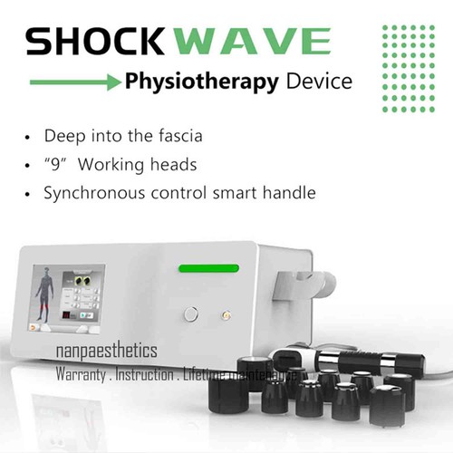 Máquina neumática de fisioterapia ED Shockwave ESWT de 9 cabezales alivio del dolor corporal - Imagen 6 de 16