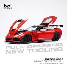 2019 Chevrolet Corvette C7 ZR1 Red 1/18 IXO 18RDC243-FO