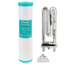 20 x 4.5 Whole House Anti-Scale Water Filter, Water Descaler Replacement Cart...