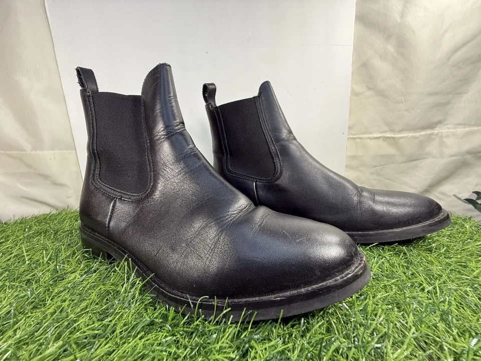 Thursday Boot Company Duchess Chelsea Mujer 7 Negro Cuero Botines Clásicos Foto 3 de 4