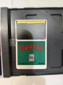 Power Golf (Turbo Grafx 16) HuCard, Case, & Manual - Tested/working