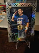 John Cena 2026 Topps WWE Chrome Diamond Plate Refractor