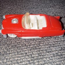 Vintage 1953 Cadillac Eldorado. Convertible Red W White Interior White Wheels Vintage 1953 Cadillac Eldorado. Convertible Red W White Interior White Wheels