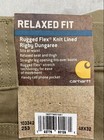 Carhartt Men's Rugged Flex Knit Lined Rigby Dungaree Pants Dark Khaki NWT 48x32 — photo 5