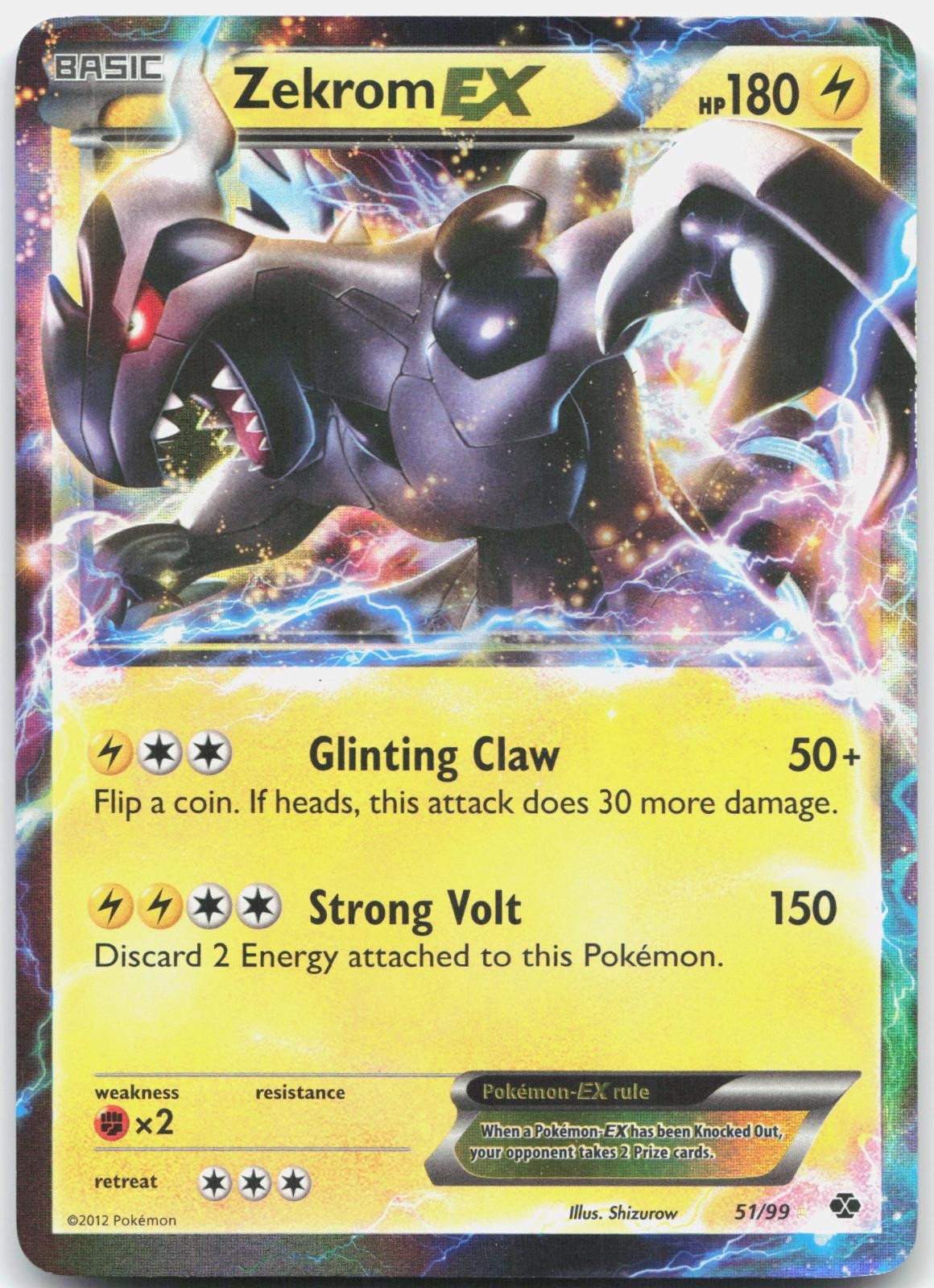 Holo Zekrom EX 51/99 - MP - Next Destinies