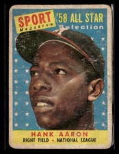 1958 Topps #488 Hank Aaron