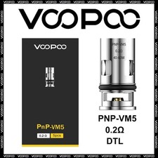 VooPoo PnP-VM5 Mesh 0,2 Ohm Verdampferkopf Coil(5 St&uuml;ck pro Packung)