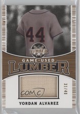 2024 Leaf Lumber Game Used Lumber Relics Bronze /40 Yordan Alvarez #GUL-100 ii1