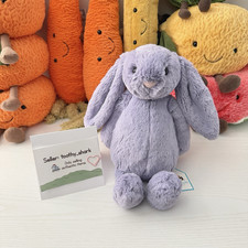 Jellycat Medium Bashful Viola Bunny BNWT - 100 Authentic - Fast Ship from US