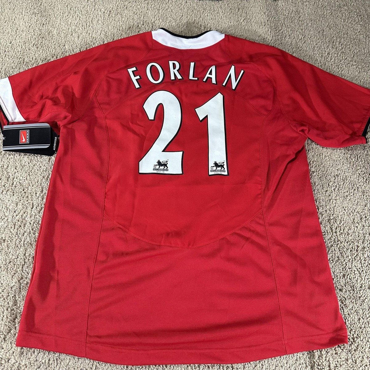 Manchester United Jersey Mens Medium Premier League Soccer Nike - Main Image