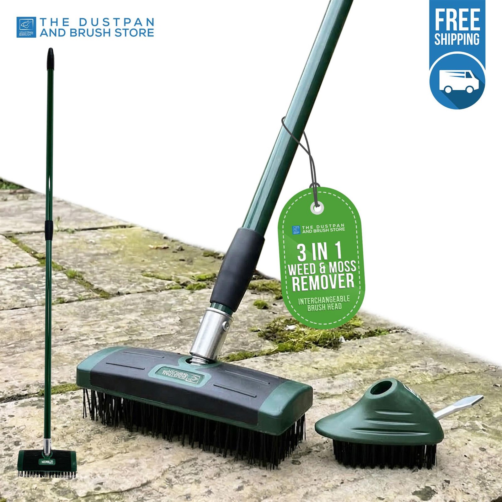 Patio Weeding Tool Brush Set Telescopic Wire Brush Cleaner Garden
