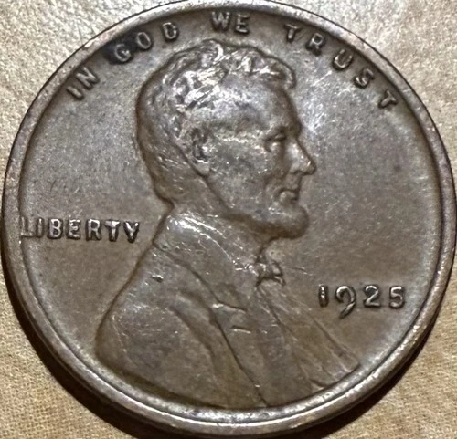 1925 P Lincoln Wheat Cent - VF BN - T255
