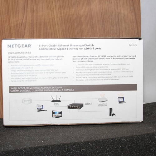 Netgear GS305 5 Port Unmanaged Switch Sealed - Picture 3 of 6
