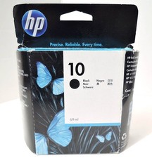 NEW GENUINE HP 10 BLACK INK (C4844A)