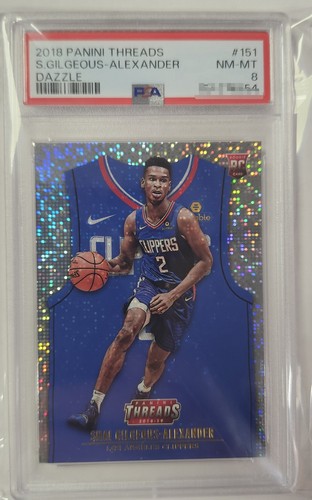 Shai Gilgeous-Alexander [Dazzle] #151 2018 Panini Threads card