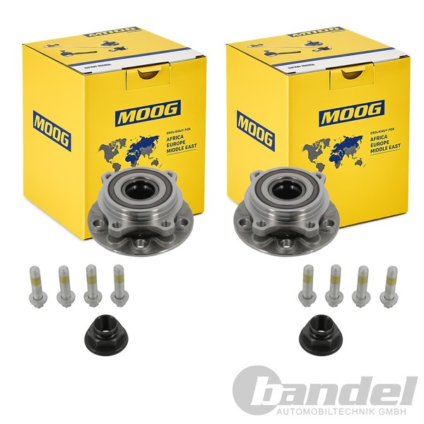 2X Moog RADLAGER-SATZ Vorne Passend FüR Alfa Romeo 159 Brera Spider-image