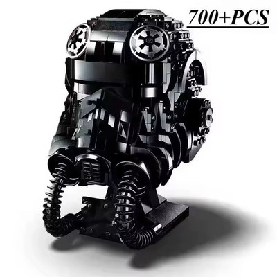 Tie Fighter Pilot Helm Klemmbausteine 700+ Teile Displaymodell Anleitung