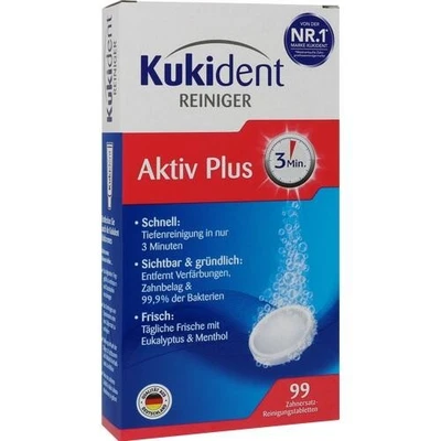 RECKITT BENCKISER DEUTSCHLAND GMBH KUKIDENT Aktiv Plus Tabs 99 St. PZN 02753703