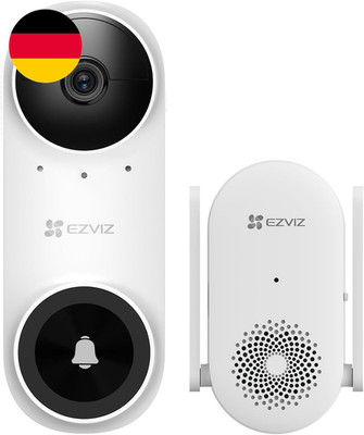 EZVIZ 2K Video Türklingel Mit Chime, Akku Türklingel Mit Kamera, KI Personenerke