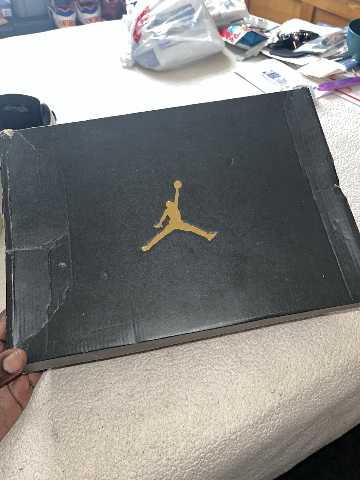 Cheapest Jordans 6rings Authentic Shoe & Painted Not Finished With Original Box