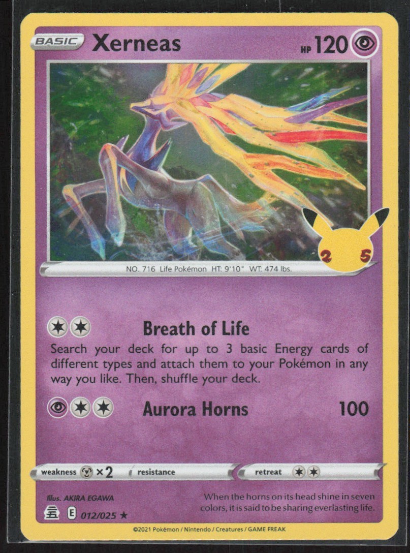 2021 Sword & Shield - Celebrations Xerneas Basic/Rare #12