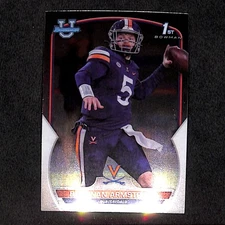 Brennan Armstrong 2022 Bowman University Chrome #53 Virginia Cavaliers
