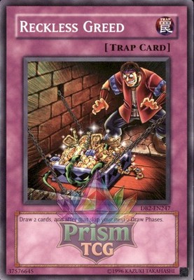 Reckless Greed DB2-EN247 Yugioh