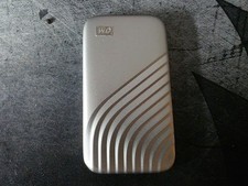 Western Digital 1TB My Passport Portable External USB-C SSD WDBAGF0010BSL Silver