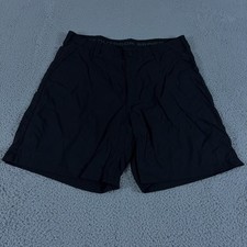 Wrangler Shorts Mens 36 Black Cargo All Terrain Gear 9" Nylon Outdoor Series ATG