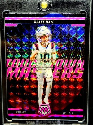 DRAKE MAYE PINK Silver Mosaic RARE | Pack Fresh Investment Card W / CASE | PATS 