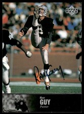 Ray Guy Auto 1997 Upper Deck Legends Autographs #AL-111 68375