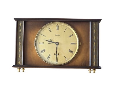 Hermle Tischuhr Kaminuhr Buffetuhr Vintage Retro 60er 1960er