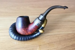 Alte Tabakpfeife Peterson's Sterling Silver