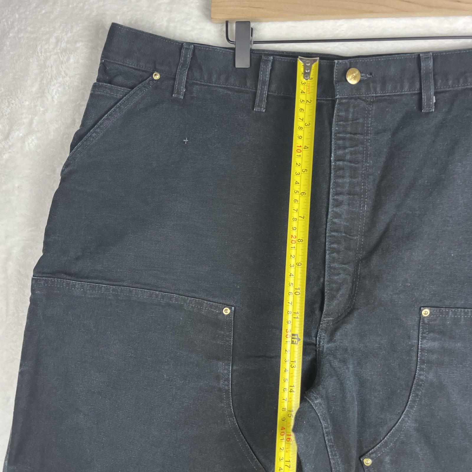 Carhartt 125th Anniversary B01 Black Double Knee Work Pants Mens Size 44X30 thumbnail 4