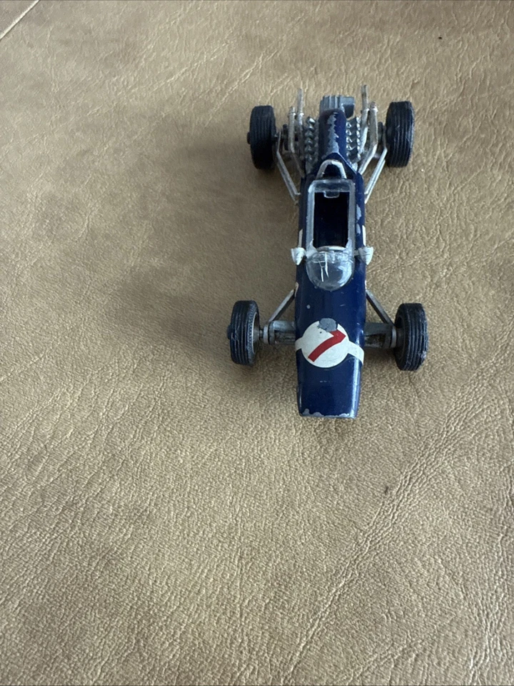Coche de carreras vintage Corgi Toys Cooper Maserati Fórmula 1 azul Foto 2 de 4