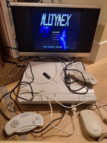 FM Towns Marty, burned CDs, formatted 3.5" floppies, 2 joypads, mouse, keyboard