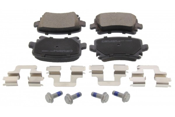 Bremsbelagsatz Scheibenbremse Mapco 6696/1HPS FüR A3 Caddy Skoda Audi 1K1 Golf 5-image