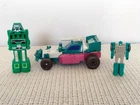 Three Vtg. Transformers G1 JoyRide - G1 AutoBot Pretender Longtooth - Bubble Man