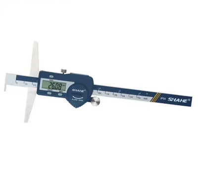 Digital Depth Caliper Single Hook 0-150/200/300mm Stainless Electronic Vernier