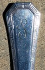 WALLACE ~ ATHENA ~ 6" INCH FORKS ~ HALF MONOGRAMED ~ 12 TOTAL ~ VINTAGE ~ AS IS — photo 4
