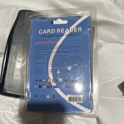 BYTECC USB 2.0 Multi Card Reader High Capacity SD CF MS XD MicroSD U2CR-366