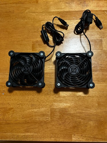 120mm USB Air Cooling Fan for Router Modem Receiver DVR PlayStation Xbox TV Box