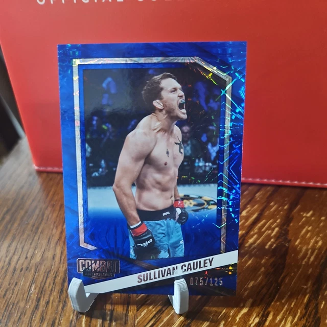 2025 Panini Combat Anthology #71 Sullivan Cauley Blue Fireworks #075/125