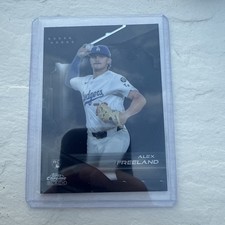Alex Freeland 2026 Topps Chrome Black RC Base Set #28 Dodgers Rookie