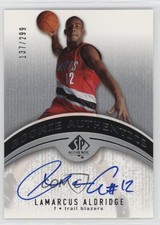 2006-07 SP Authentic Rookie Authentics 137/299 LaMarcus Aldridge #124 Auto 2d0