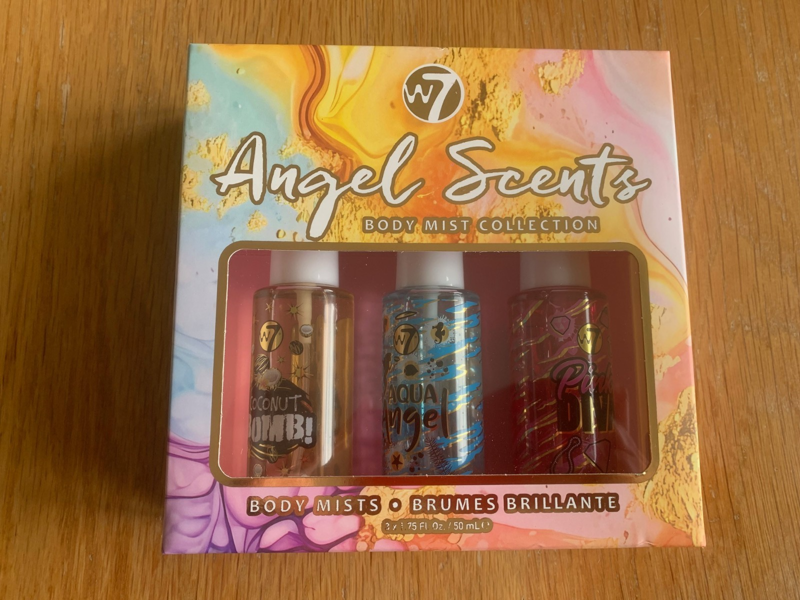 Brand New & Boxed W7 Angel Scents Body Mist Collection Gift Set X3 50ml