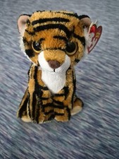 TY Beanie Babies Stripers The Tiger 5" Soft Plush WT